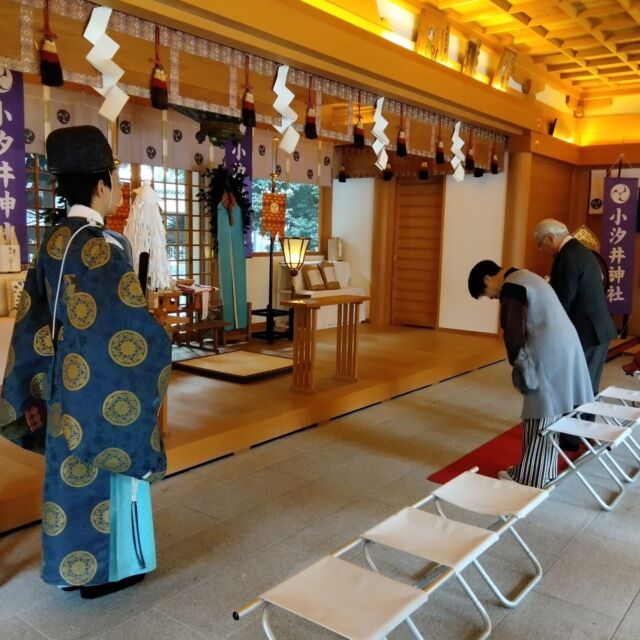 本日は拝殿門帳の奉告祭を
執り行いました
有難うございます